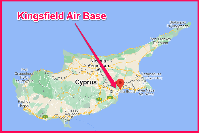 Kingsfield Air Base Map Location