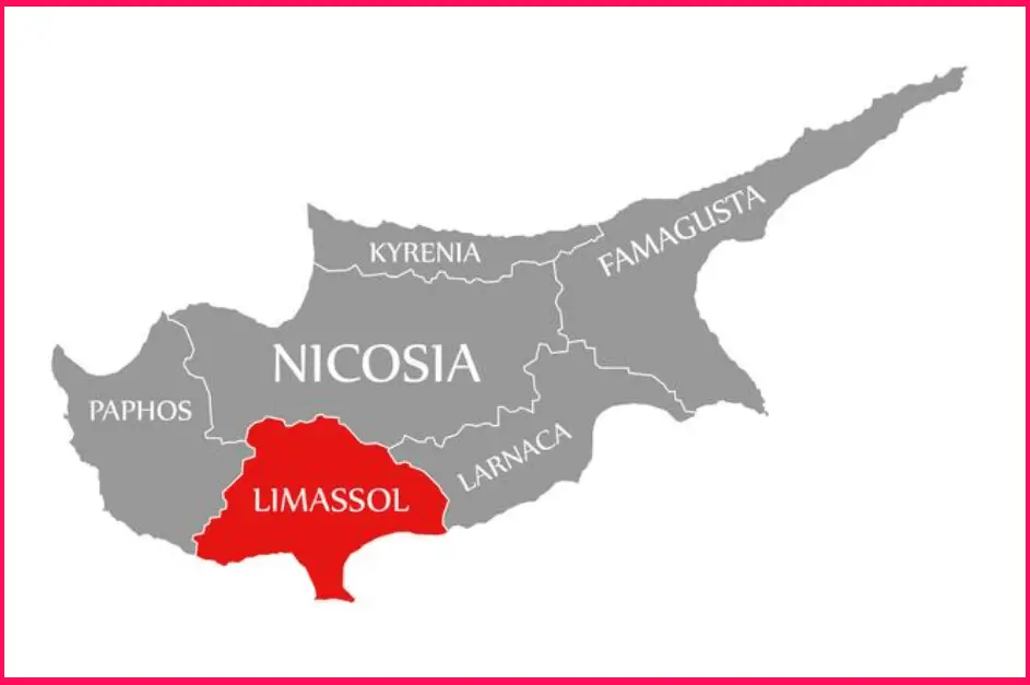 Map of Limassol