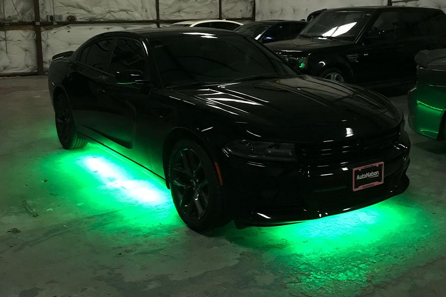 Underglow lights in Poland cars