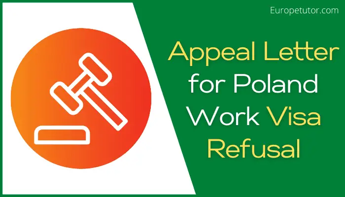 Appeal letter for Poland national employment visa refusal