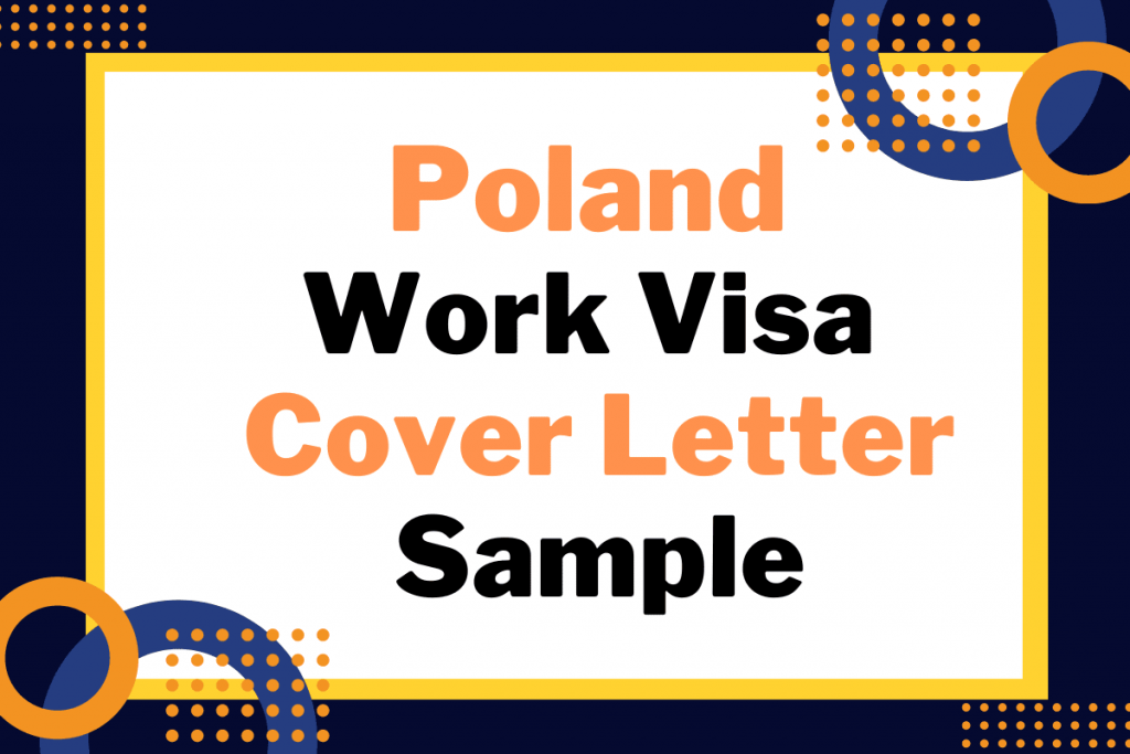 poland work visa cover letter